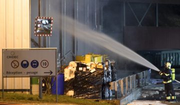 Incendie dans une usine de déchets spéciaux