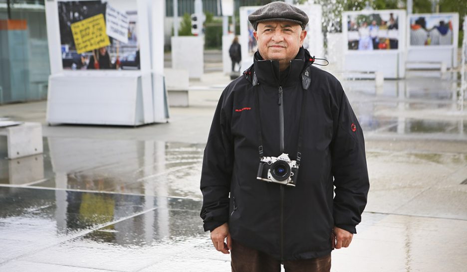 Amendé pour avoir photographié une manifestation