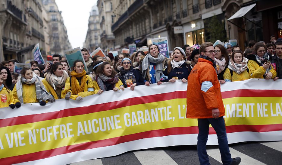 Du monde à la manif anti-avortement à Paris