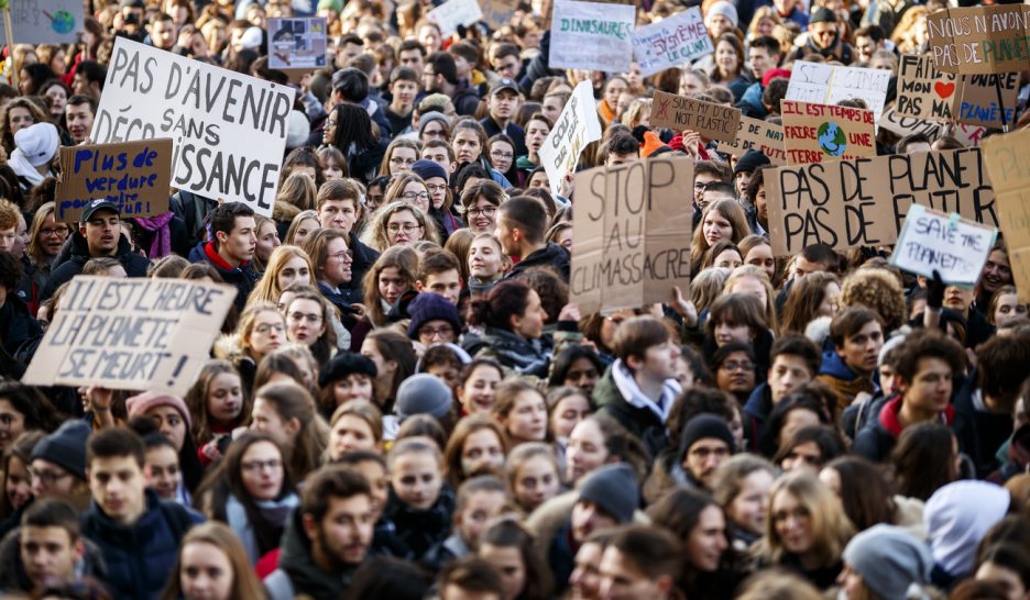 Grève du climat: des jeunes entendus