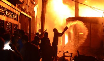 Un incendie a ravagé le vieux Dacca