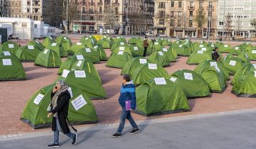 Deux cents tentes pour les sans-abri genevois