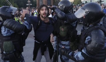 Près de 1400 arrestations à Moscou