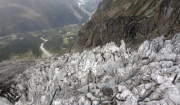 Un glacier du Mont Blanc menace de s’effondrer