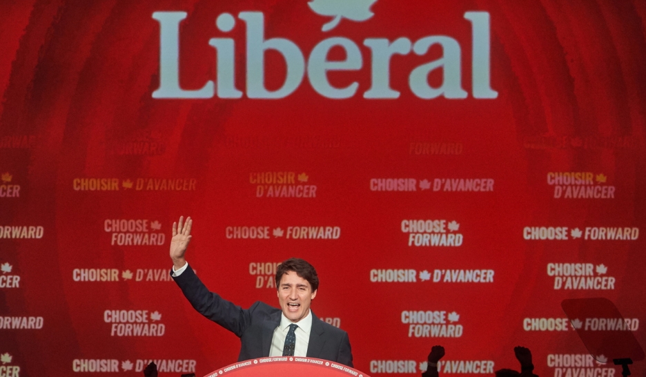 Trudeau salue un vote pour une "action forte" en faveur du climat