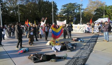Manif et défilé pour la paix en Colombie 1