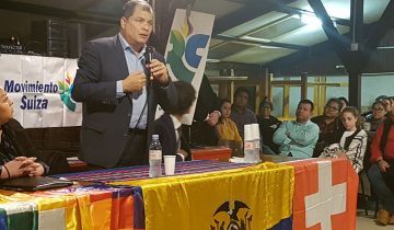 Rafael Correa superstar à Genève