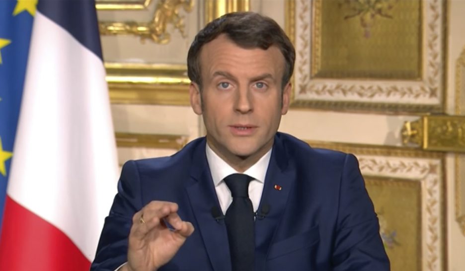 Emmanuel Macron déclare la guerre sanitaire
