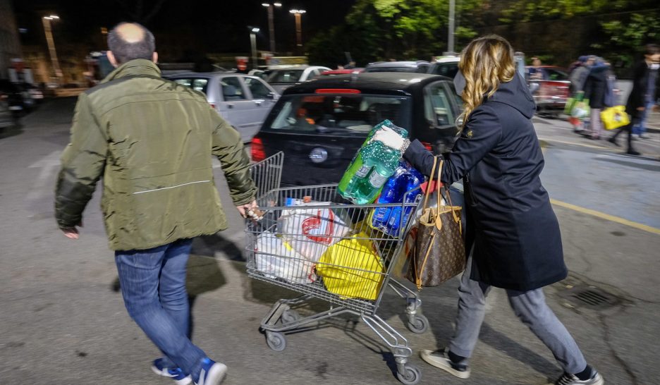 L’ensemble de l’Italie en quarantaine