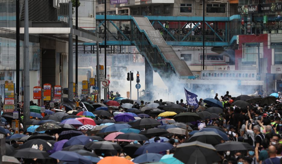 Milliers de manifestants à Hong Kong