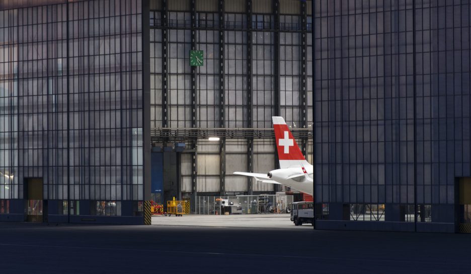 Swiss entrepose des avions en Jordanie