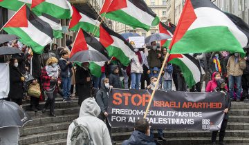 Rassemblements de soutien à la cause palestinienne