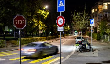 Une pétition contre le 30km/h la nuit à Lausanne