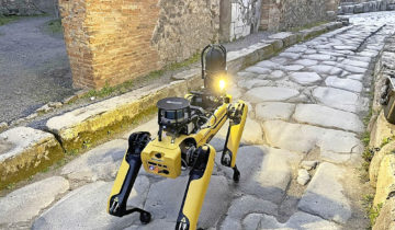 Un chien-robot surveille Pompéi