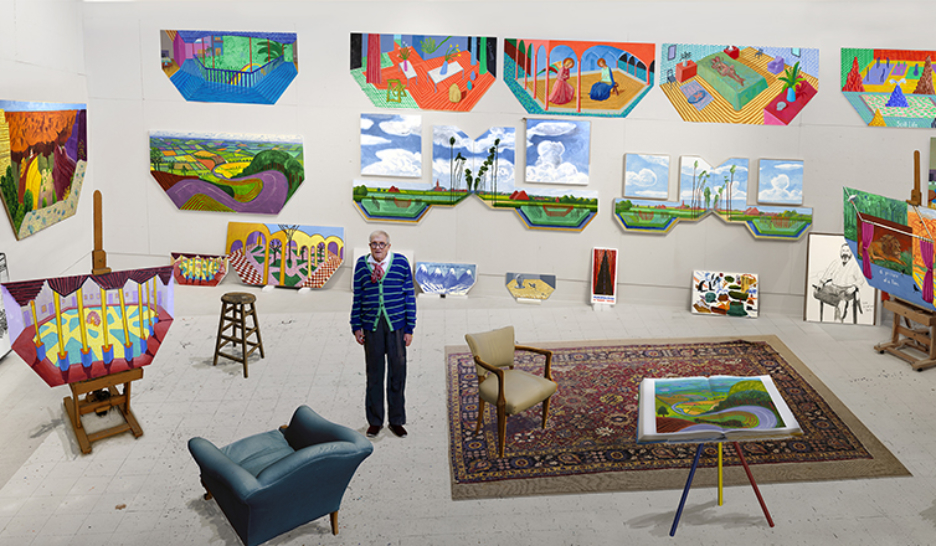 David Hockney en regard