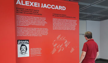 Honorer Alexei Jaccard contre les disparitions