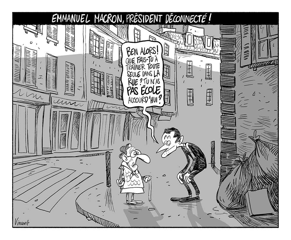 Emmanuel Macron, président déconnecté