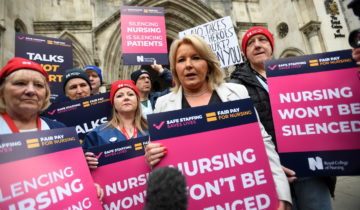 La justice écourte une grève des infirmières