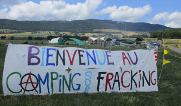 Bienvenue au «Camping Fracking»