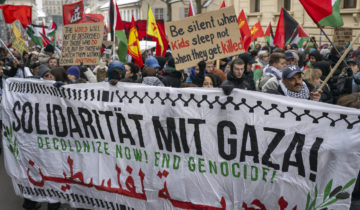 Manifestation nationale à Bâle pour la Palestine 1