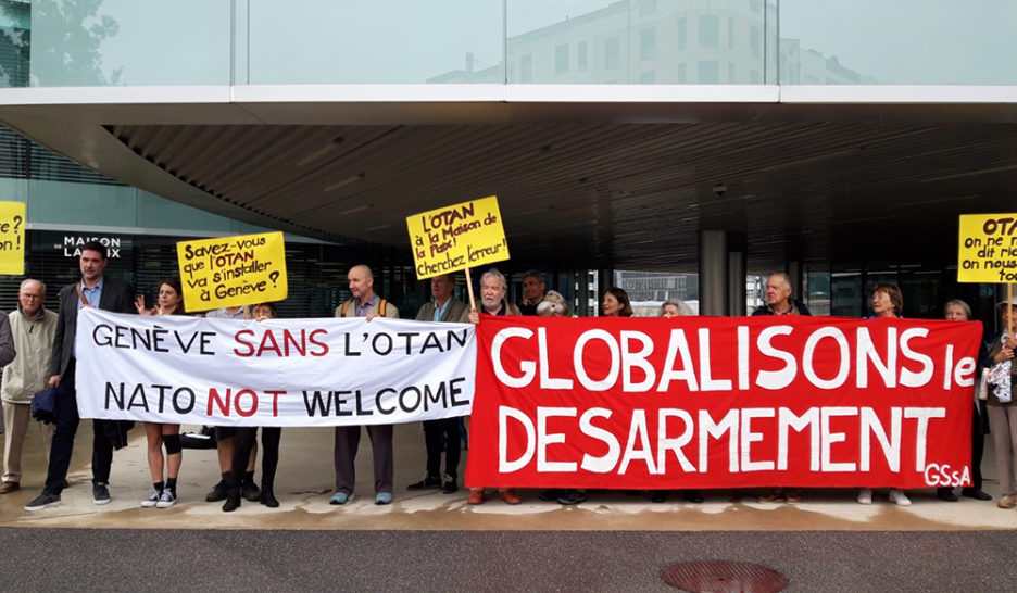 L’OTAN n’est pas la bienvenue à Genève