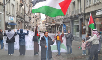 Fribourg toujours solidaire avec la Palestine