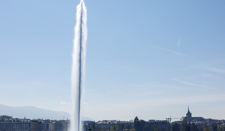 Le Jet d’eau arrêté pour cinq semaines