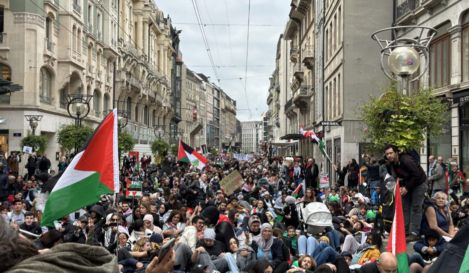 Le Mont-Blanc tremble pour la Palestine et le Liban