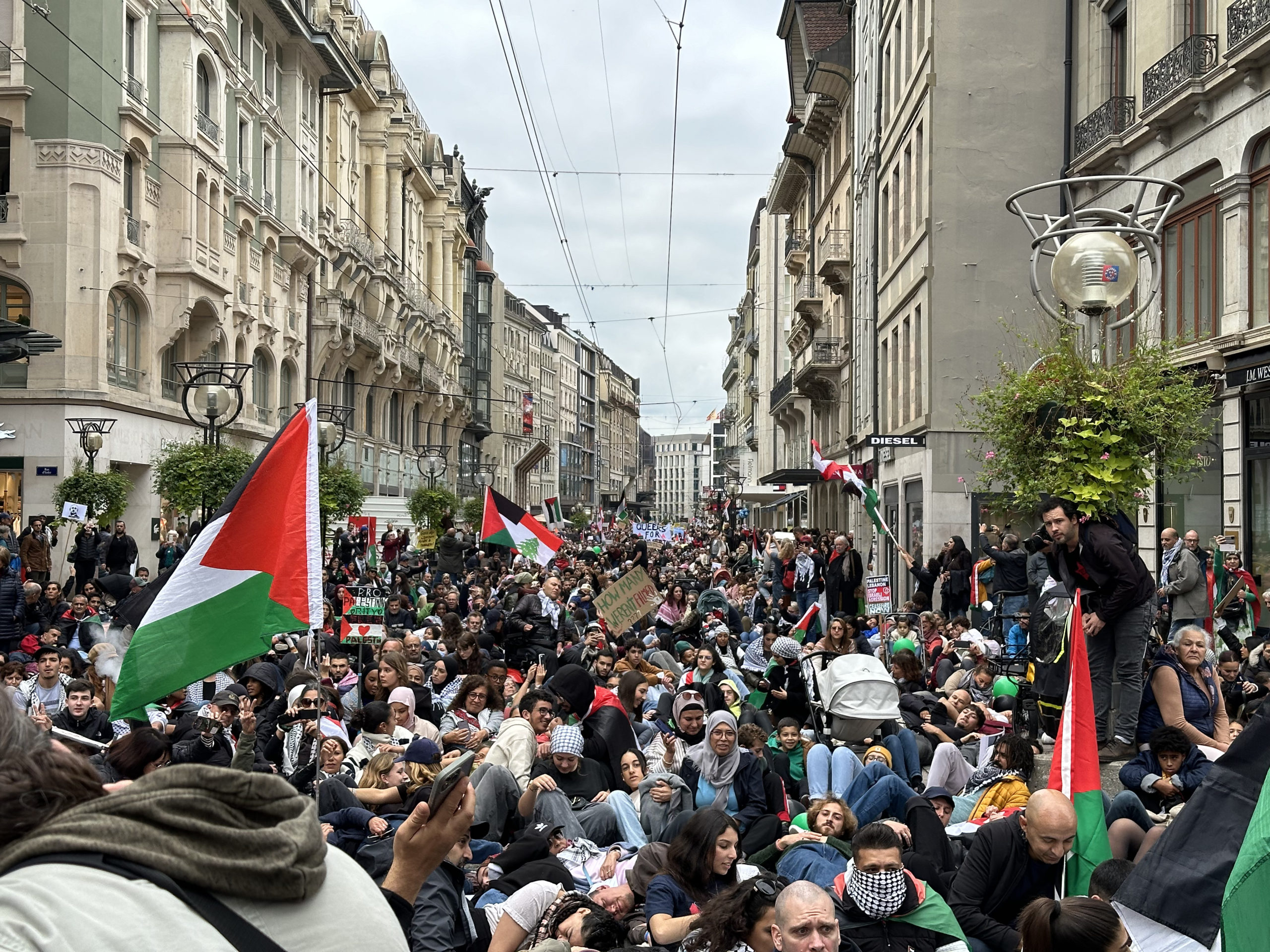 Le Mont-Blanc tremble pour la Palestine et le Liban