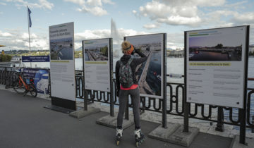 Passerelle du Mont-Blanc: recours contre les affiches