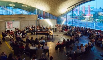 Leo Tardin impressionniste sous la voûte du Pavillon Sicli