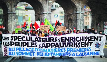 Colère contre la spéculation