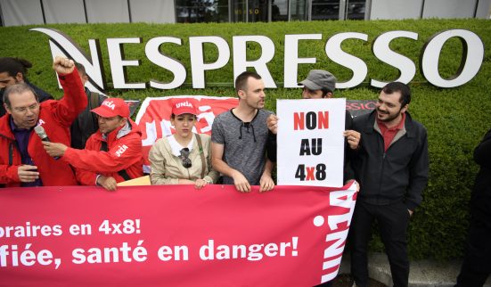 Manifestation anti «Nespression»