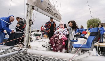 Un catamaran pour tomber la barrière du handicap