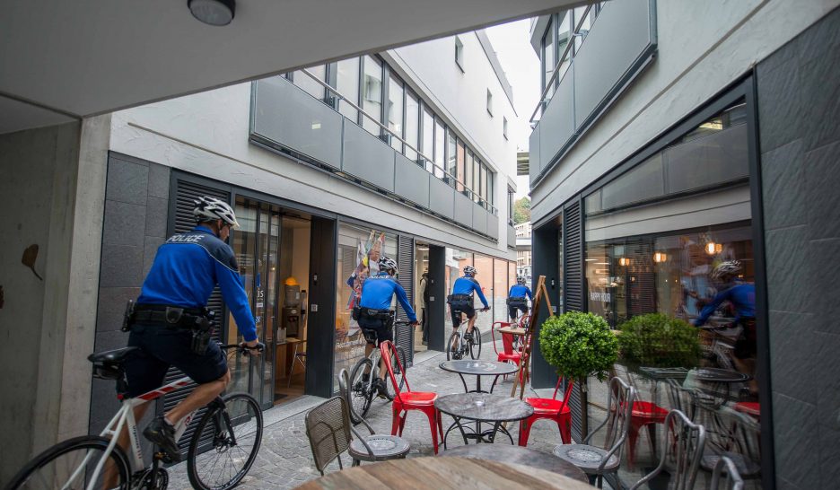 Le vélo, nouvelle monture policière