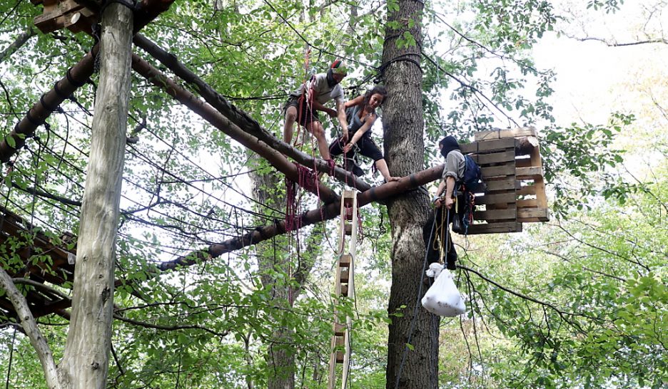 Evacuation suspendue à Hambach