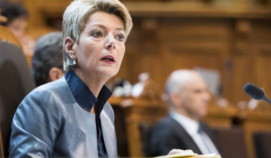 Karin Keller-Sutter en ultrafavorite