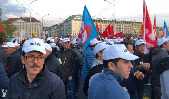 Les maçons se mettent en grève 1