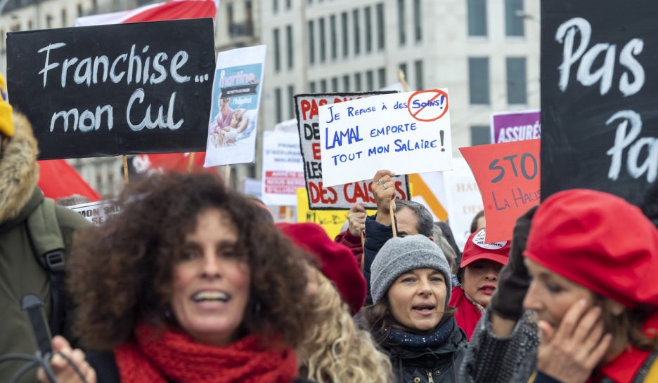 Mobilisation contre la hausse des primes
