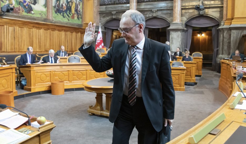 Guy Parmelin retrouve le sourire