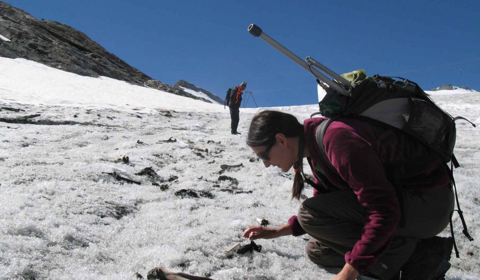 La glace disparaît, le passé ressurgit