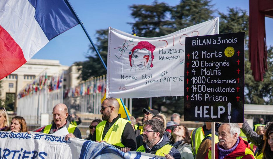 Les gilets jaunes devant l’ONU