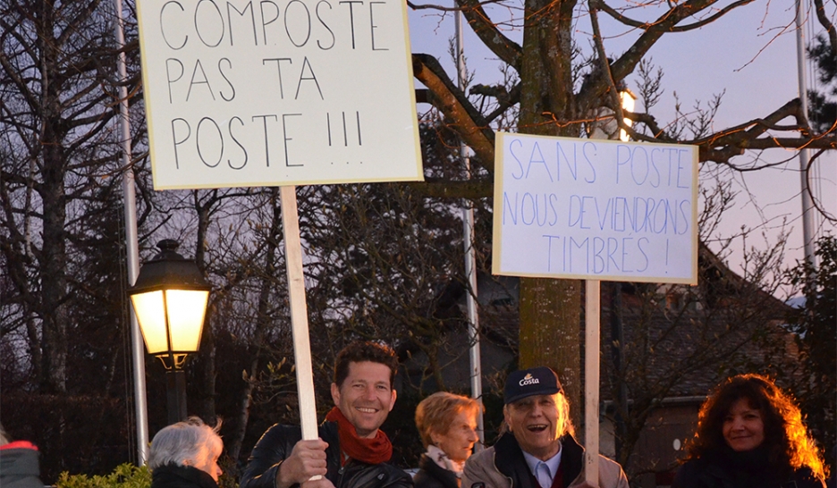 Meinier s’oppose à la fermeture de sa poste