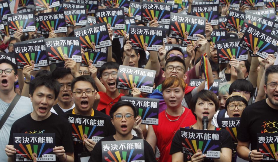 Taïwan légalise le mariage gay