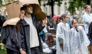 Forte affluence malgré la pluie