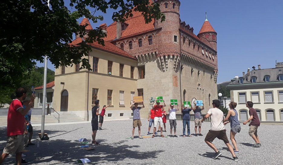 Match pour le climat à Lausanne