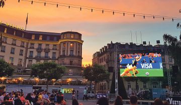 La fan zone fait un carton