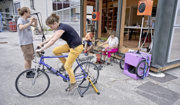 Des sonos à vélo à travers la Suisse