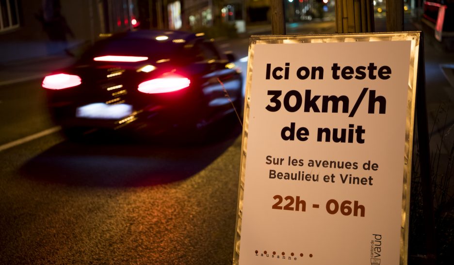 Le 30 km/h la nuit a fait ses preuves