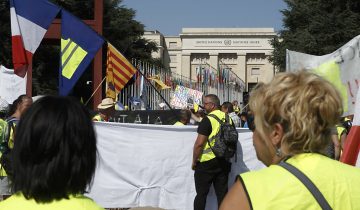 Près d’un millier de «gilets jaunes» devant l’ONU